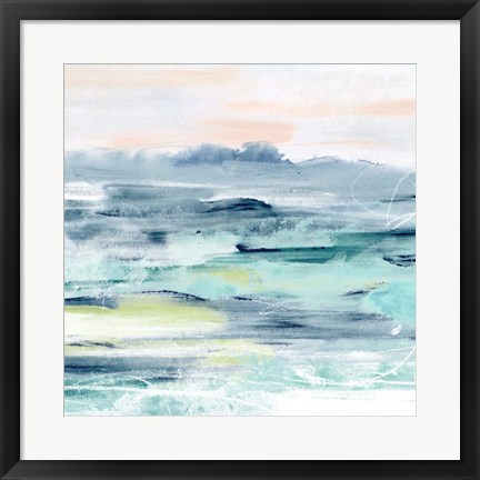 Framed Beach Tides II Print