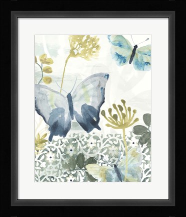 Framed Butterfly Concerto II Print