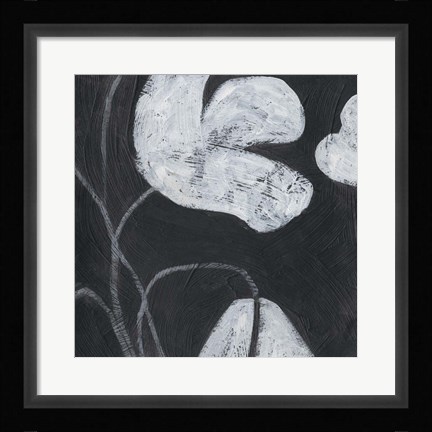 Framed Monochrome Meadow IV Print