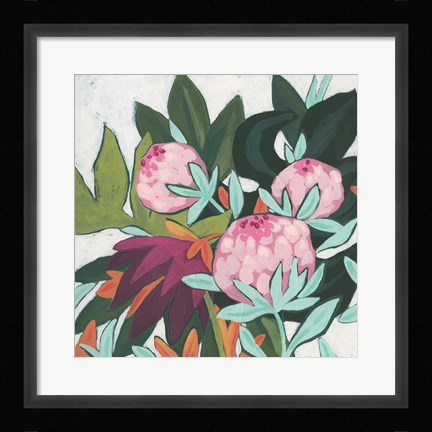 Framed Jungle Jewel II Print