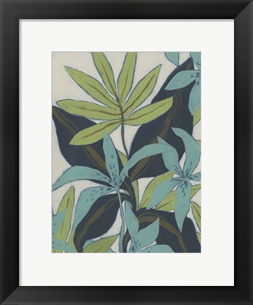 Framed Jungle Blues II Print