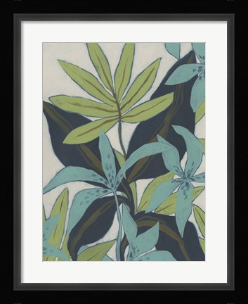 Framed Jungle Blues II Print