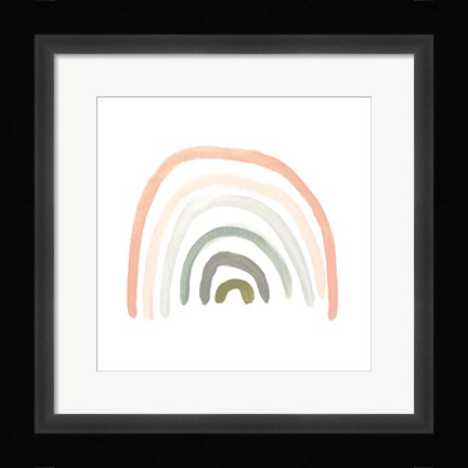 Framed Sweet Rainbow II Print