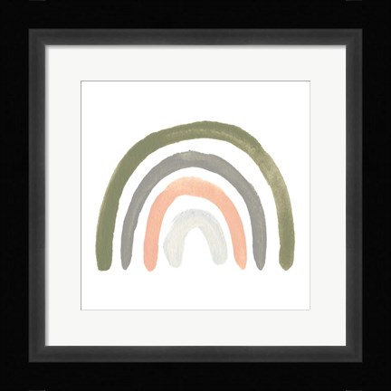 Framed Sweet Rainbow V Print