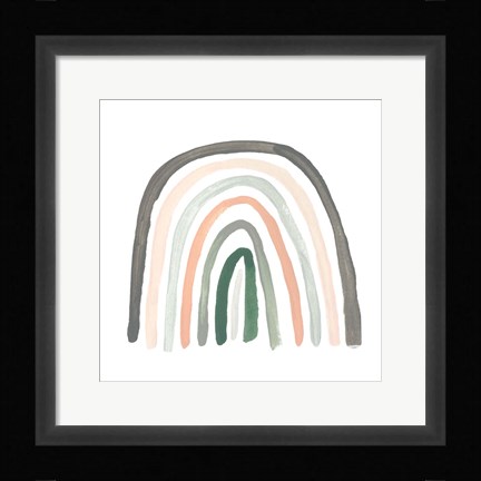 Framed Sweet Rainbow VI Print
