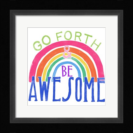 Framed Shine Bright Graduate I Print