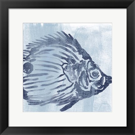 Framed Ocean Study II Print