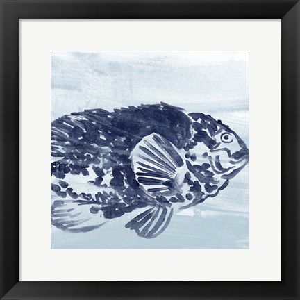 Framed Ocean Study VII Print