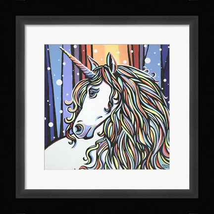 Framed Magical Unicorn II Print