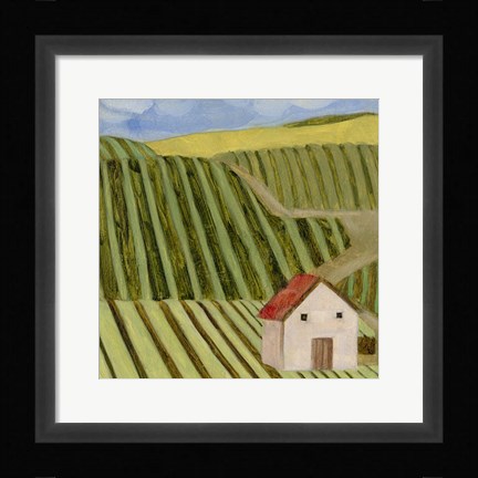 Framed Mountain House I Print