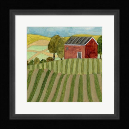 Framed Mountain House IV Print