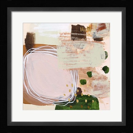 Framed Floating Rose I Print