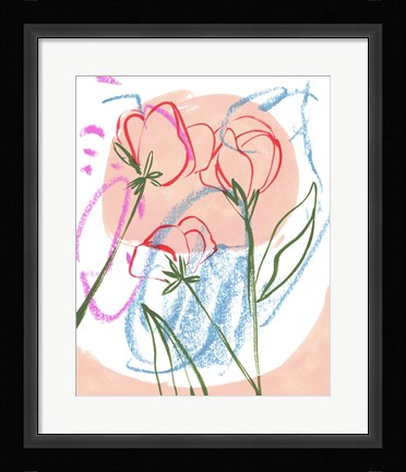 Framed Tulip Formation III Print