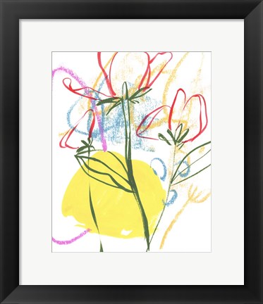 Framed Tulip Formation IV Print