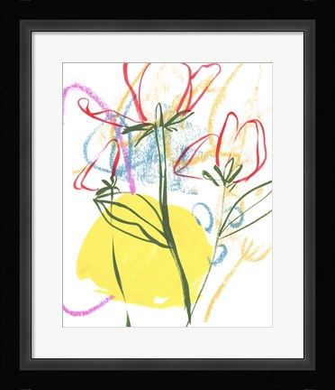 Framed Tulip Formation IV Print