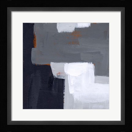 Framed Concrete Wall II Print