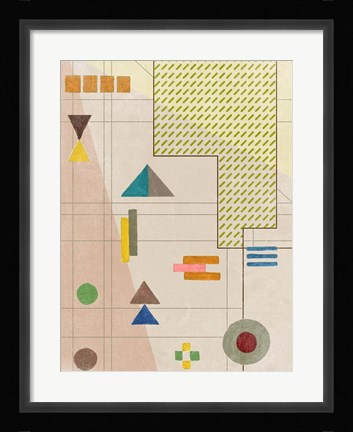 Framed Dreaming Nebula I Print