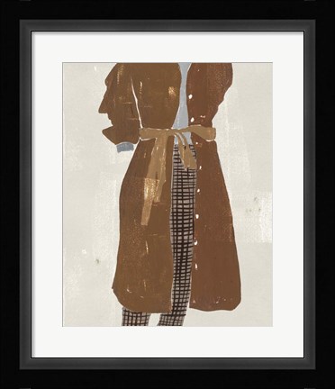 Framed Alley Pose III Print