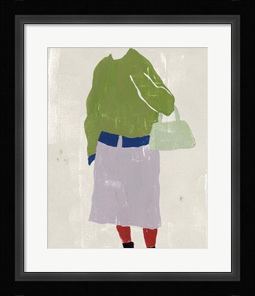 Framed Alley Pose IV Print