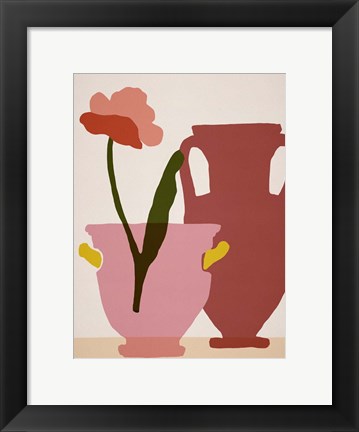 Framed Flower Dance II Print
