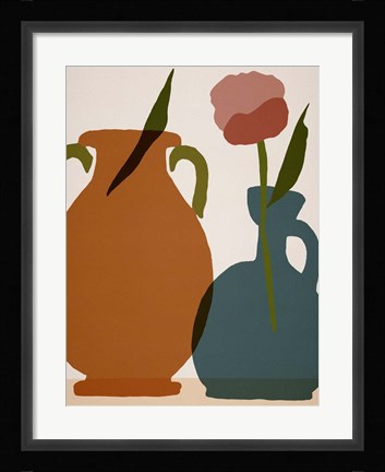 Framed Flower Dance IV Print
