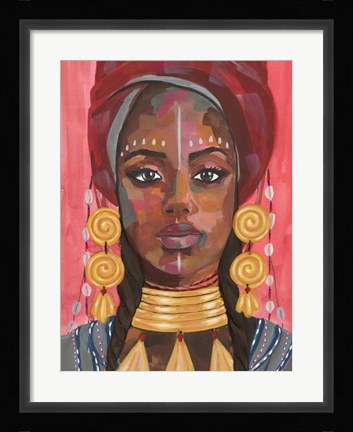 Framed Ornament Empress I Print