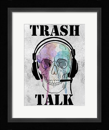 Framed Skull Games II Print