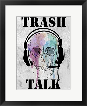 Framed Skull Games II Print