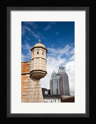 Framed Alabama, Fort Conde, RSA Tower and Riverview Plaza Print