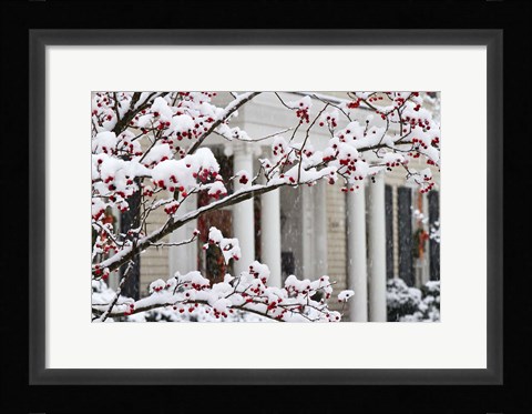 Framed Twickenham in Christmas, Huntsville, Alabama Print