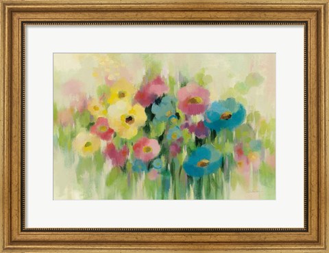 Framed First Spring Flowers Print