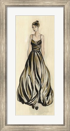 Framed Evening Gown III Print