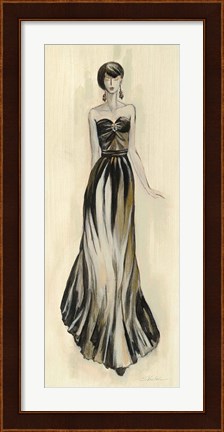 Framed Evening Gown II Print