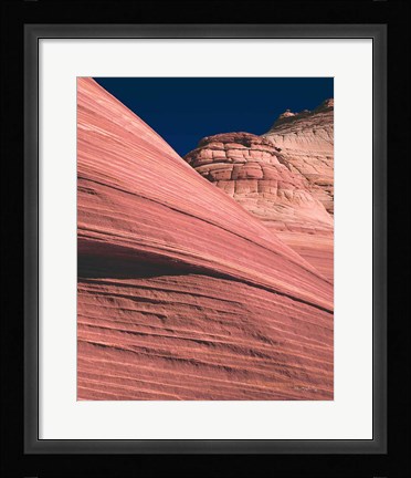 Framed Coyote Buttes II Blush Print
