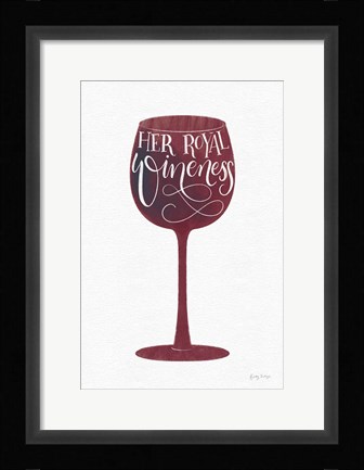 Framed Wineness Print