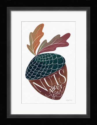 Framed Nuts About You Print