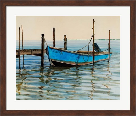 Framed Apalachicola Oyster Boat Print