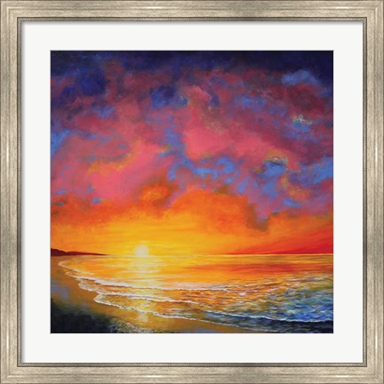 Framed Vivid Sunset Print