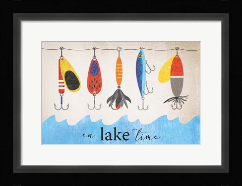 Framed Lake Time Print