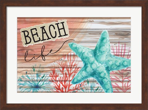 Framed Beach Life Print