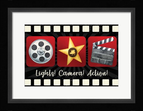 Framed Movie IV Print