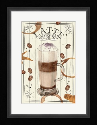 Framed Latte Print