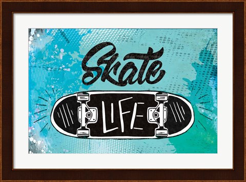 Framed Skate Life Print