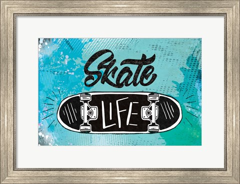 Framed Skate Life Print