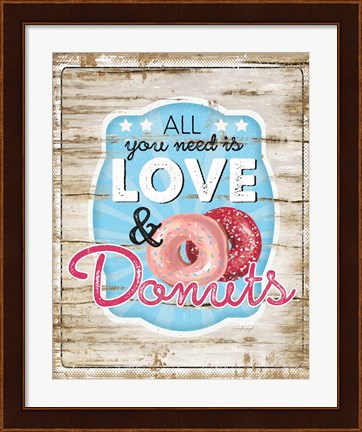 Framed All You Need is Love Print