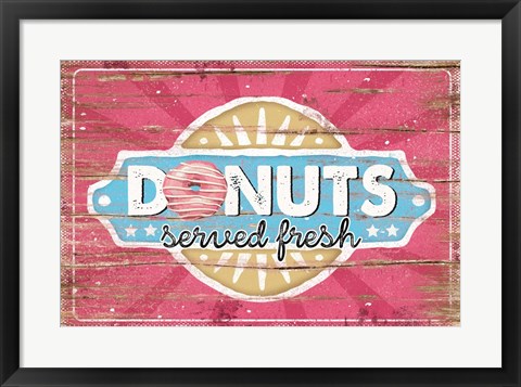 Framed Fresh Donuts Print