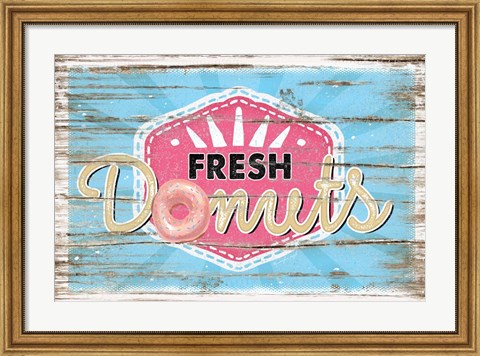 Framed Fresh Donuts II Print