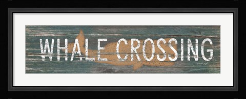 Framed Whale Crossing Print