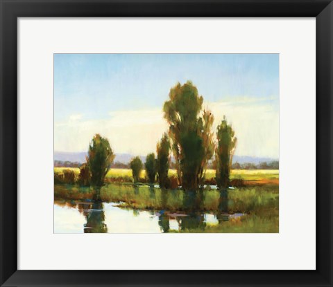 Framed Tree Marsh Print