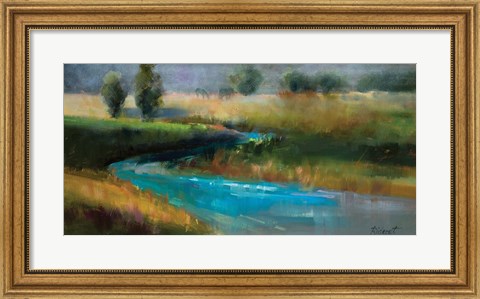 Framed River View Print